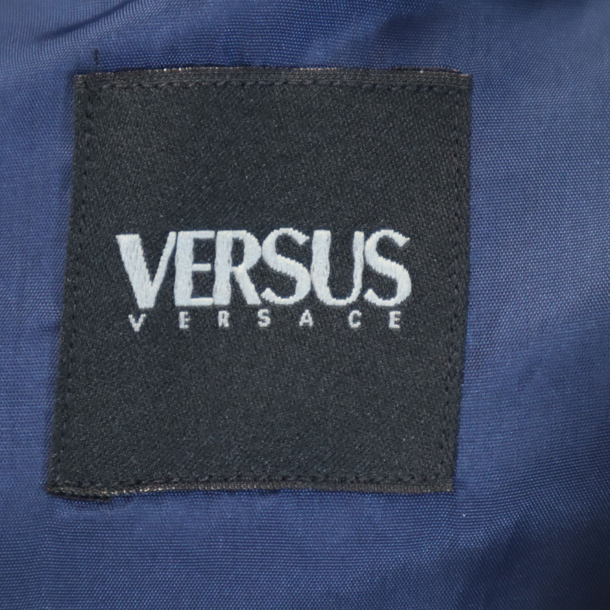VERSUS VERSACE ヴェルサス ヴェルサーチ イタリア製 コート 上下 セットアップ 36-50 ネイビー メンズ