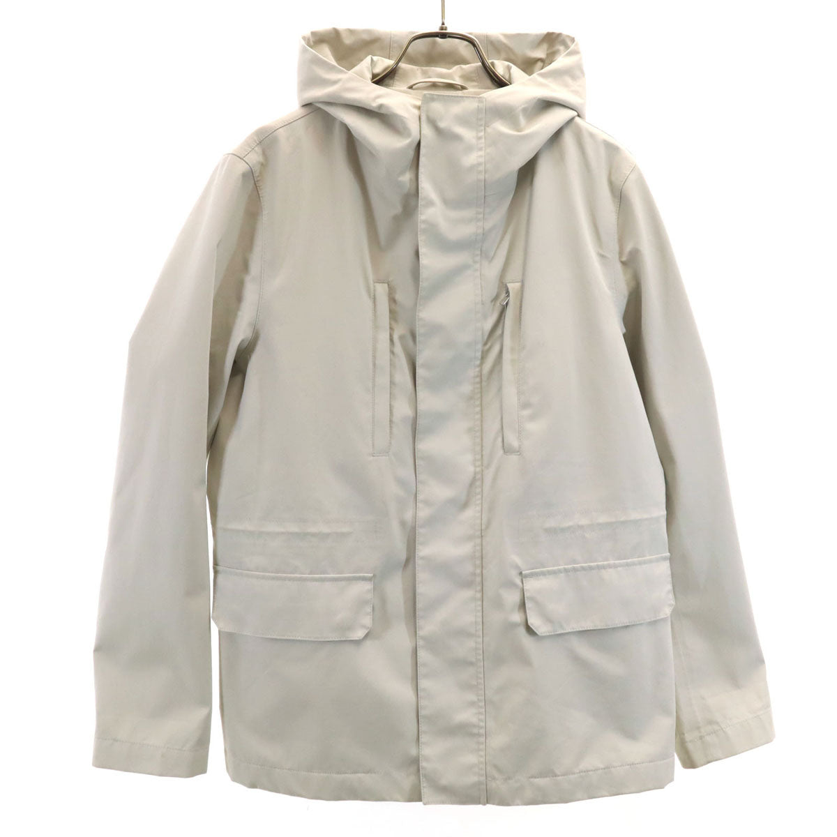 UNITED ARROWS ユナイテッドアローズ フーデッド ジャケット S ベージュ GORE-TEX メンズ