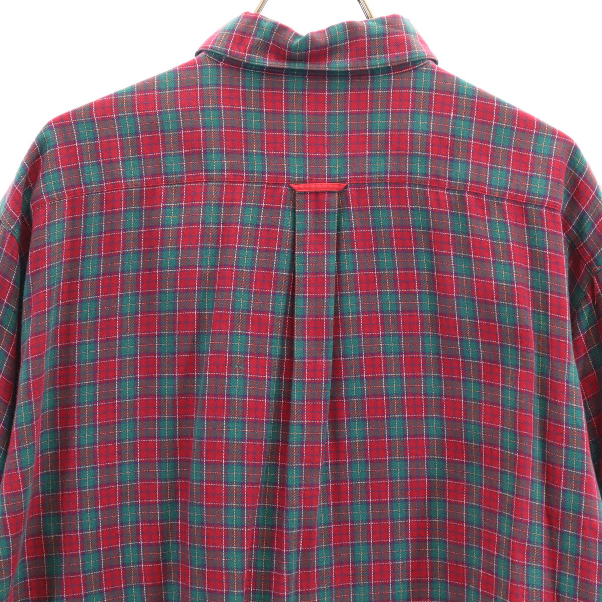 Christian Dior SPORTS クリスチャンディオールスポーツ 90s オールド チェック柄 長袖 シャツ L レッド レディース