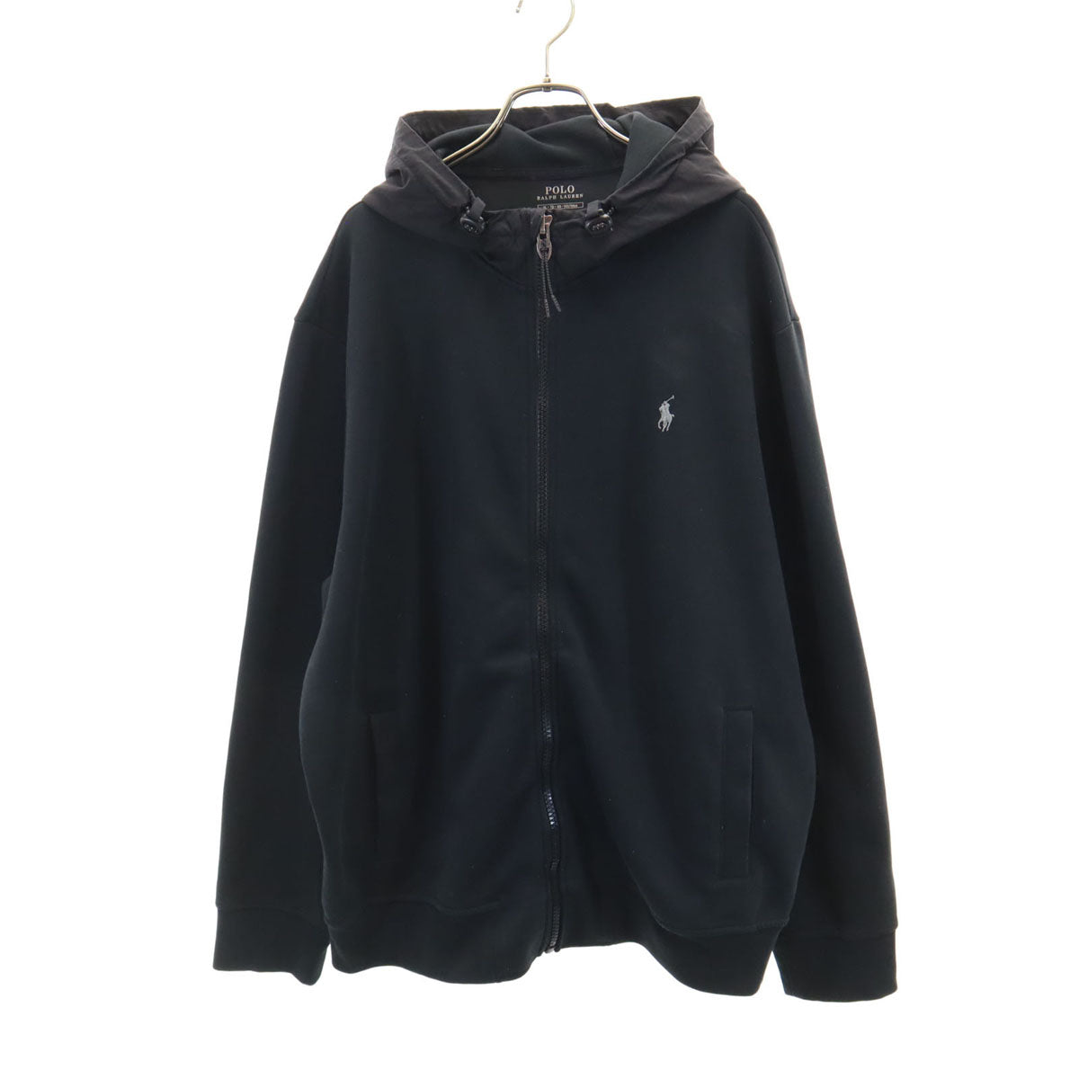 POLO RALPH LAUREN ポロラルフローレン 長袖 ジップパーカー XL ブラック メンズ