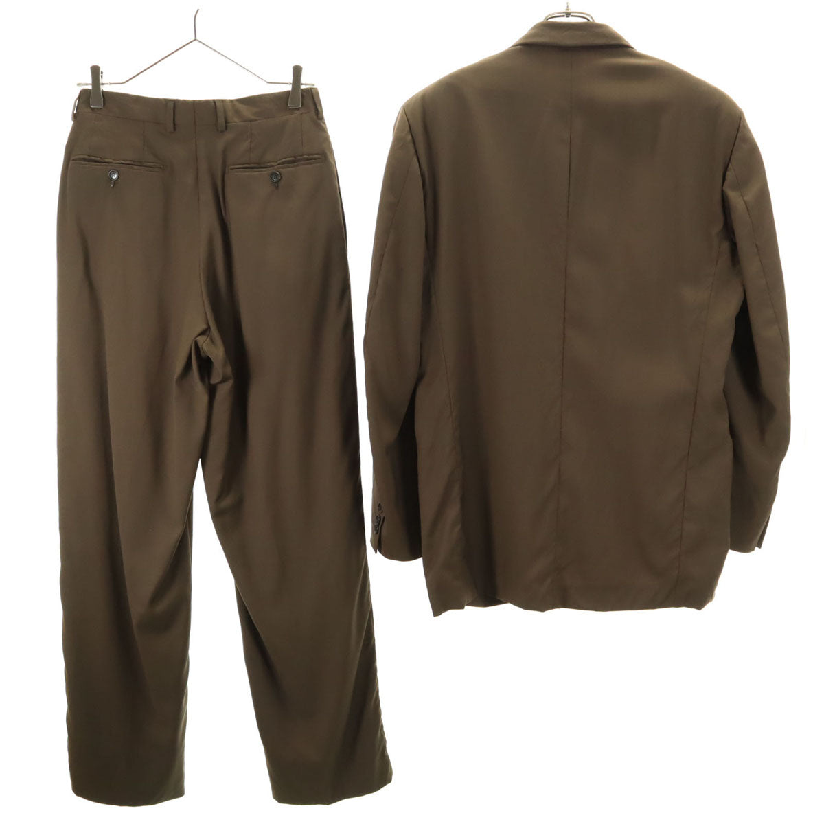 FENDI フェンディ イタリア製 ウールブレンド スーツ 上下 セットアップ ブラック メンズ