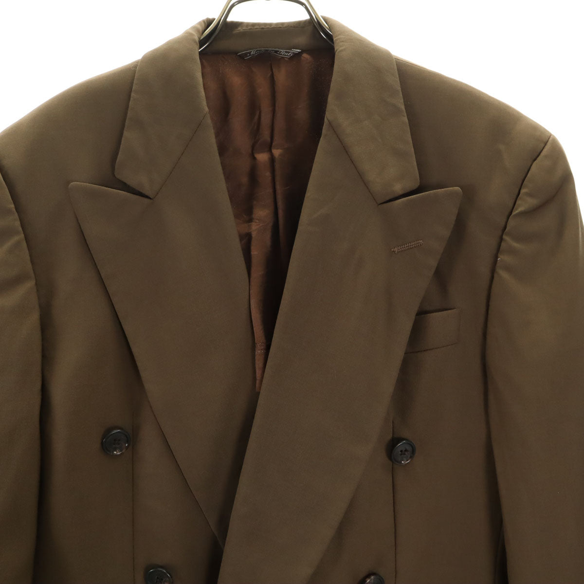 FENDI フェンディ イタリア製 ウールブレンド スーツ 上下 セットアップ ブラック メンズ