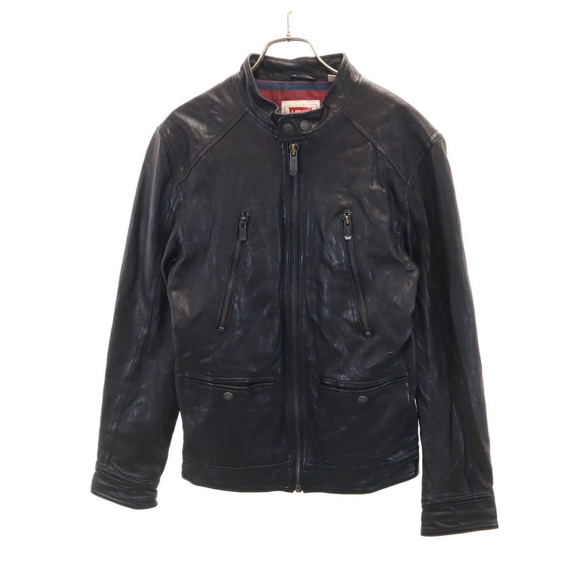 Levi's リーバイス 311 シープスキン レザージャケット S ブラック メンズ