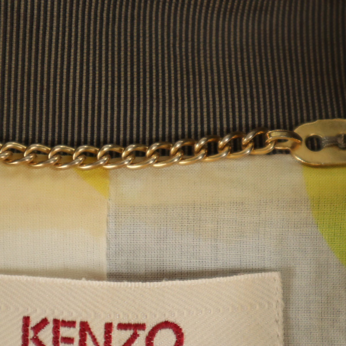 KENZO ケンゾー スロバキア製 ウールブレンド テーラードジャケット 上下 セットアップ 40/38 ベージュ レディース