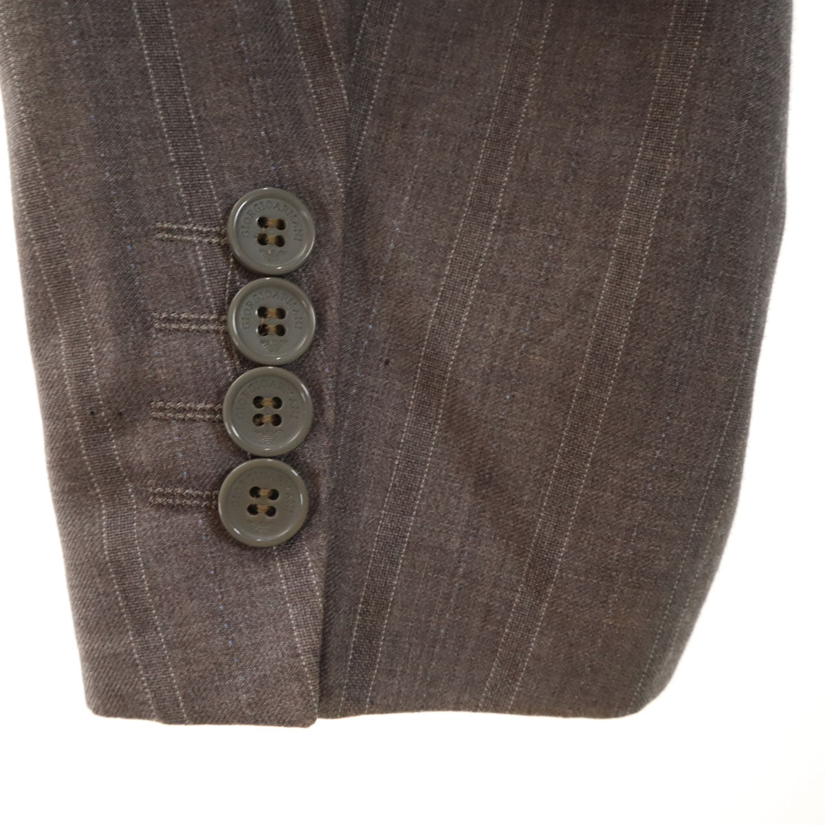 GIORGIO ARMANI ジョルジオアルマーニ 90s オールド スーツ 上下 セットアップ 48/32 グレー メンズ