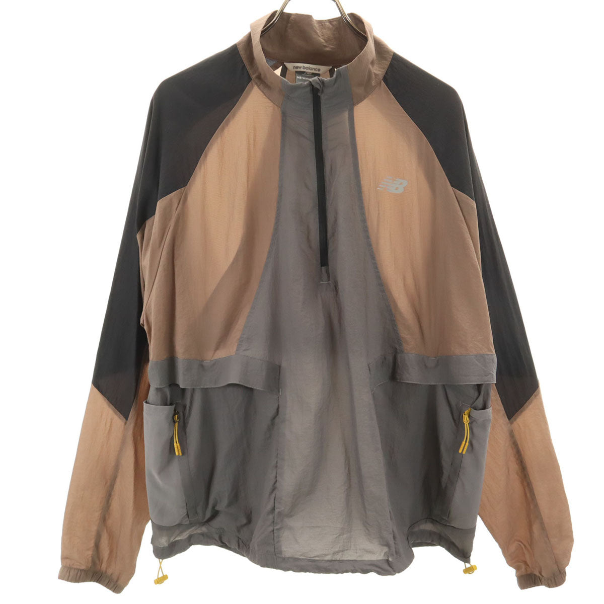 NEW BALANCE ニューバランス ウインドブレーカー L/XL グレー ジャケット メンズ