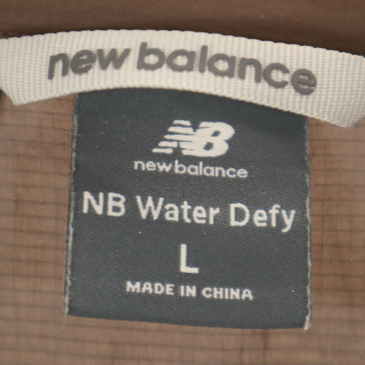 NEW BALANCE ニューバランス ウインドブレーカー L/XL グレー ジャケット メンズ