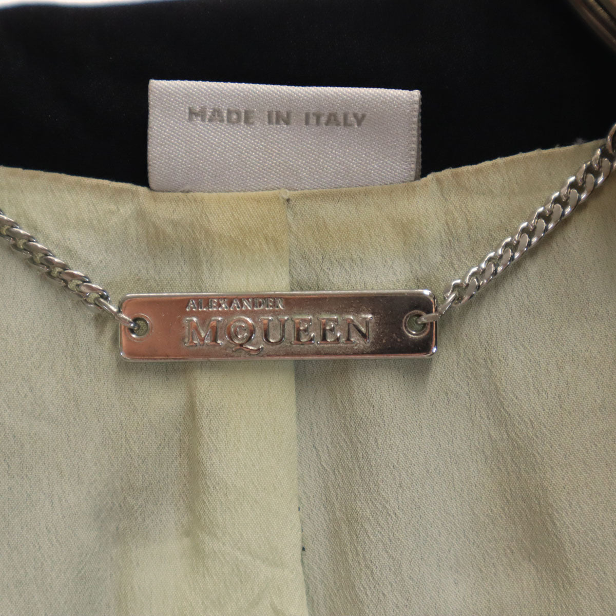 Alexander McQueen アレキサンダーマックイーン イタリア製 変形 テーラードジャケット 38 ブラック レディース