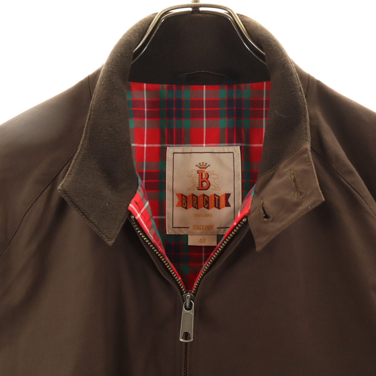 BARACUTA バラクータ イングランド製 G-9 ハリントン ジャケット 40 ブラウン スイングトップ メンズ