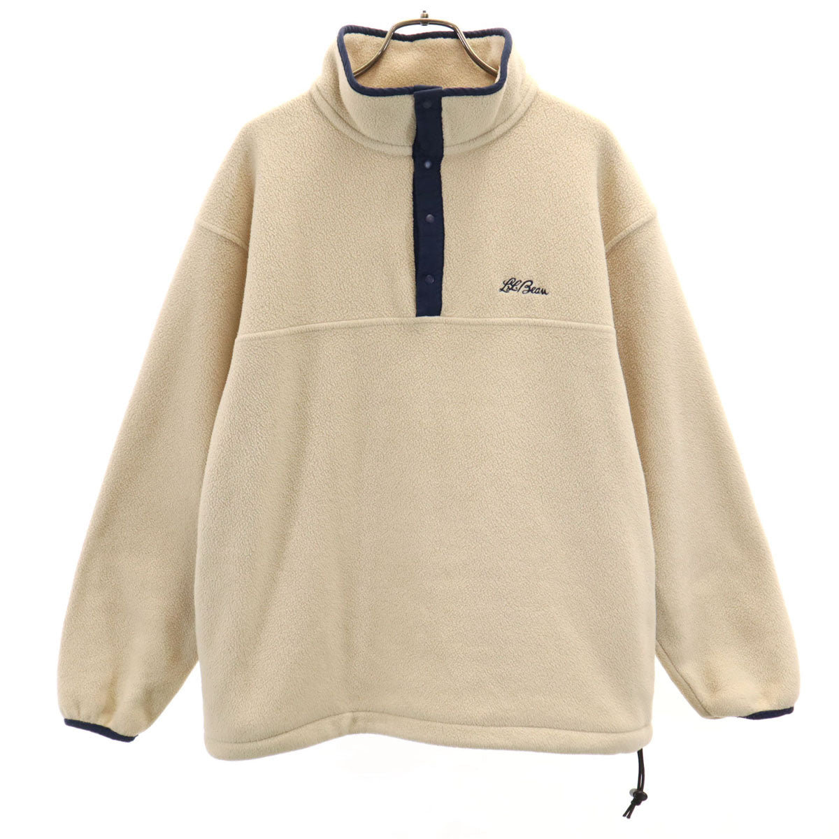 L.L.Bean エルエルビーン 80s ヴィンテージ プルオーバー フリースジャケット ベージュ アウトドア メンズ