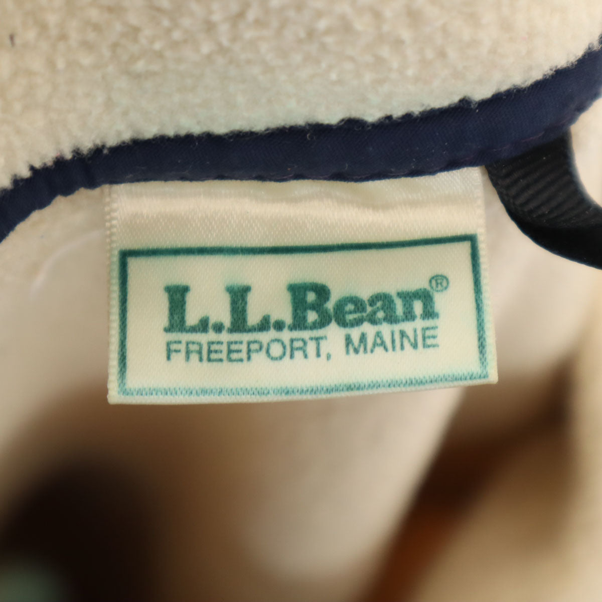 L.L.Bean エルエルビーン 80s ヴィンテージ プルオーバー フリースジャケット ベージュ アウトドア メンズ