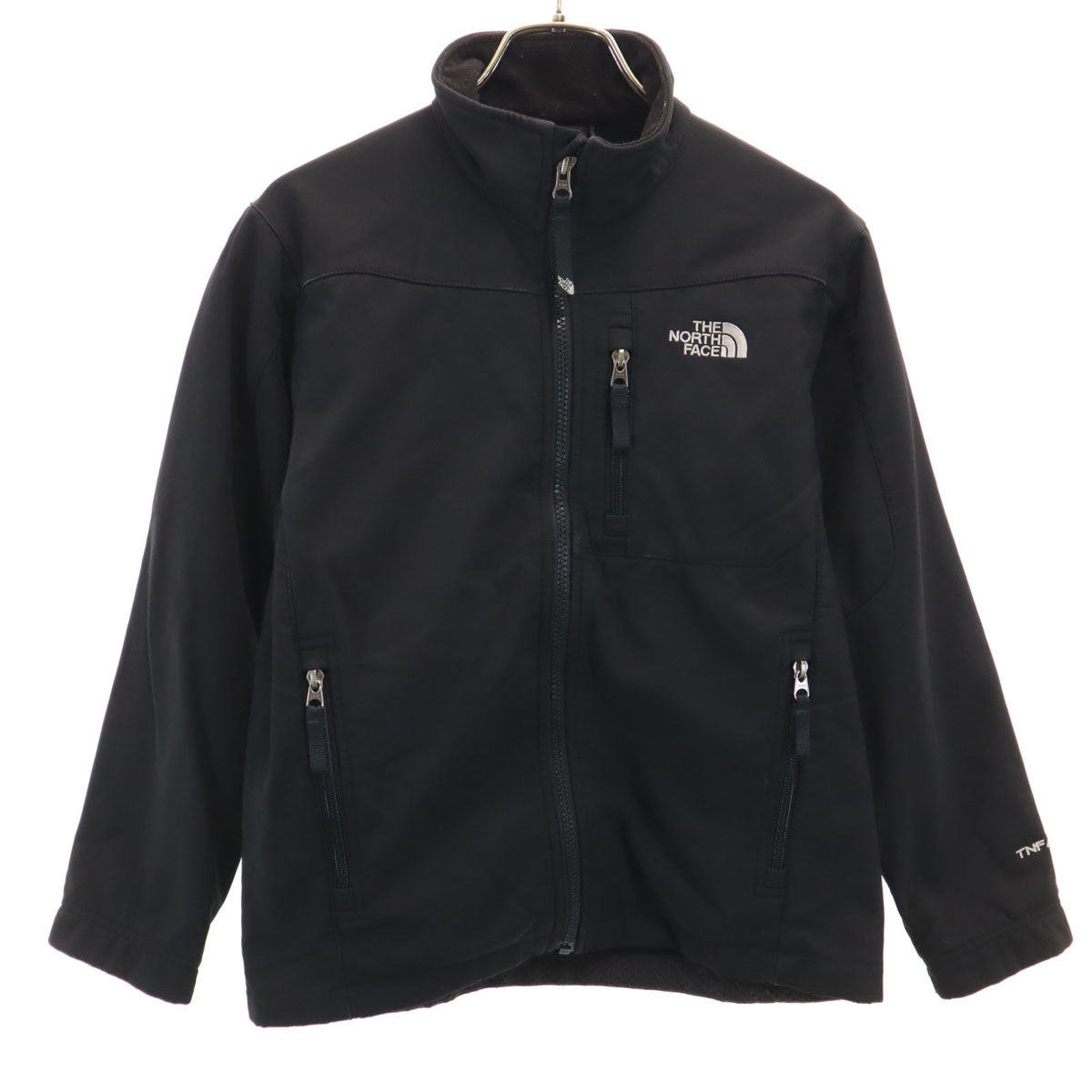 THE NORTH FACE ノースフェイス ソフトシェル ジャケット M ブラック SU09 アウトドア キッズ