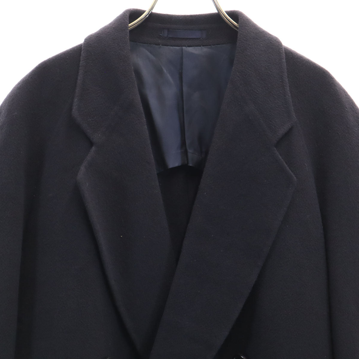 Christian Dior MONSIEUR クリスチャンディオール ムッシュ 90s カシミヤ100% オールド ダブル テーラードジャケット M ブラック メンズ