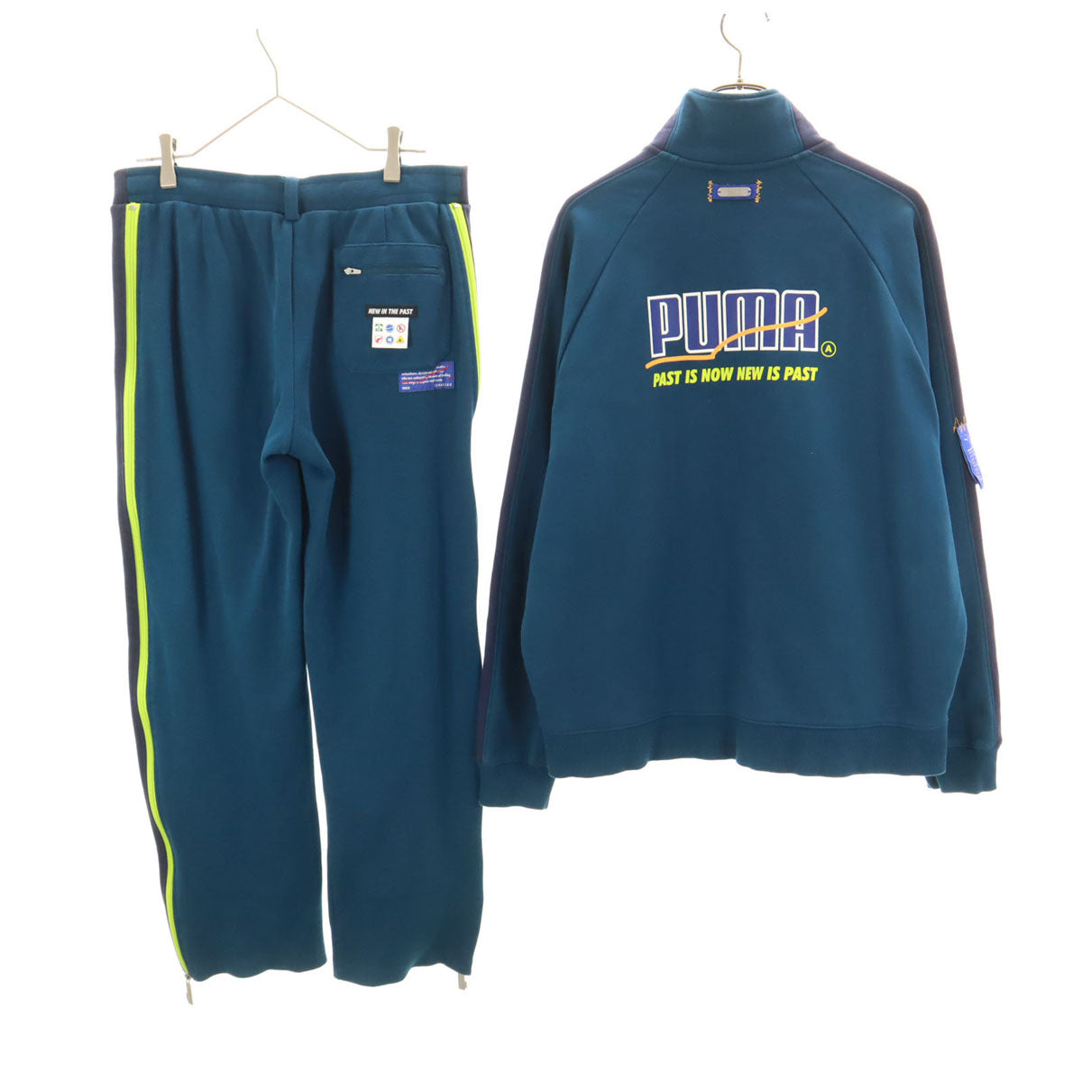 PUMA プーマ ADER ERROR アーダーエラー コラボ トラックジャケット 上下 セットアップ M ブルー メンズ