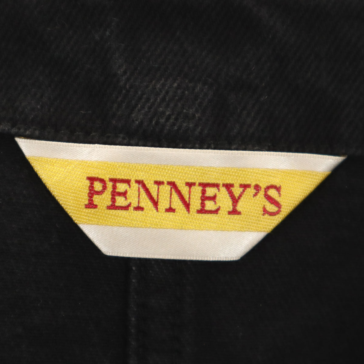 PENNEYS ペニーズ ノーカラー カバーオール ブラック メンズ