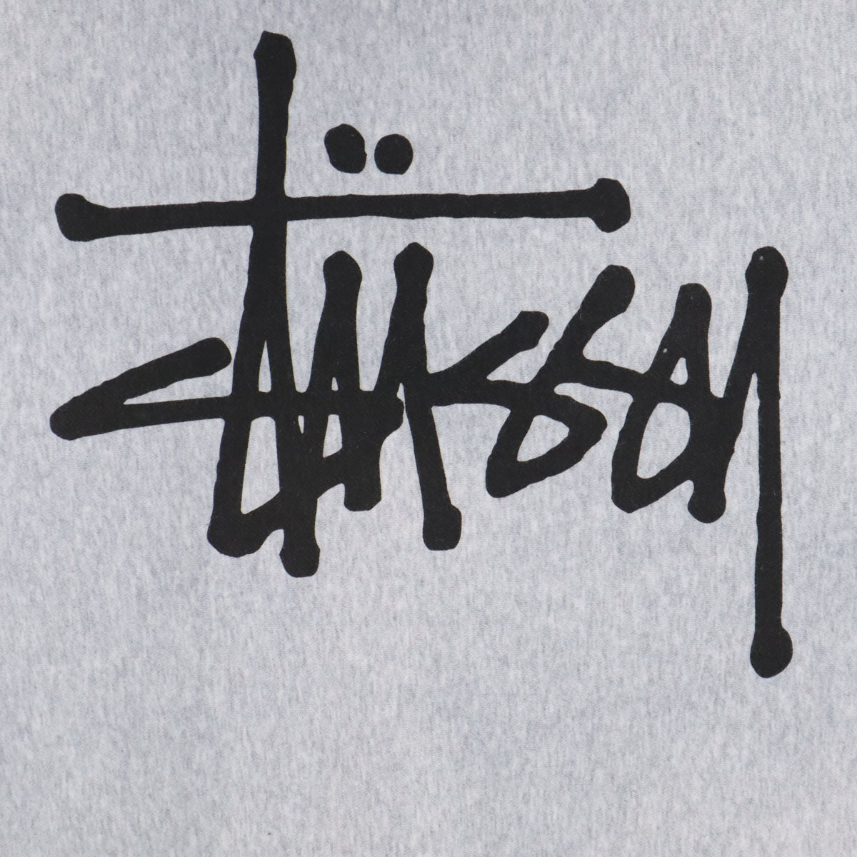 STUSSY ステューシー 長袖 スウェット ジップパーカー M グレー 裏起毛 メンズ
