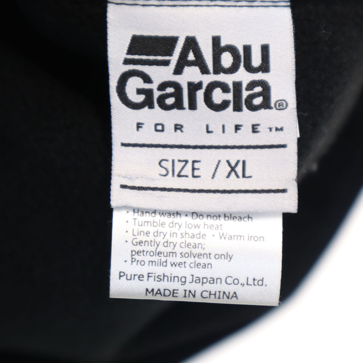 美品 Abu Garcia アブガルシア ソフトシェル ジャケット XL ブラック 裏フリース メンズ