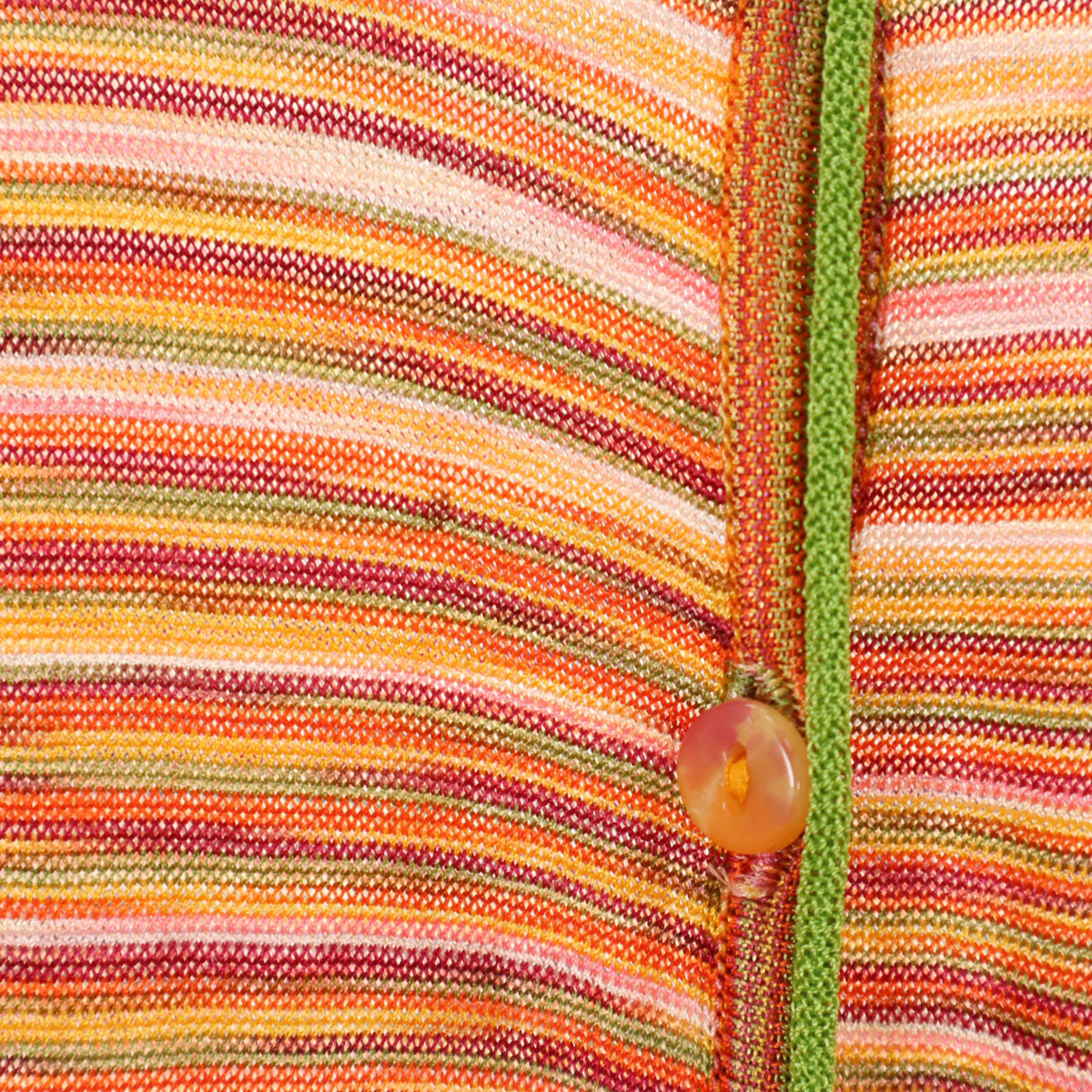 Missoni ミッソーニ イタリア製 ボーター柄 長袖 カーディガン 40 レディース