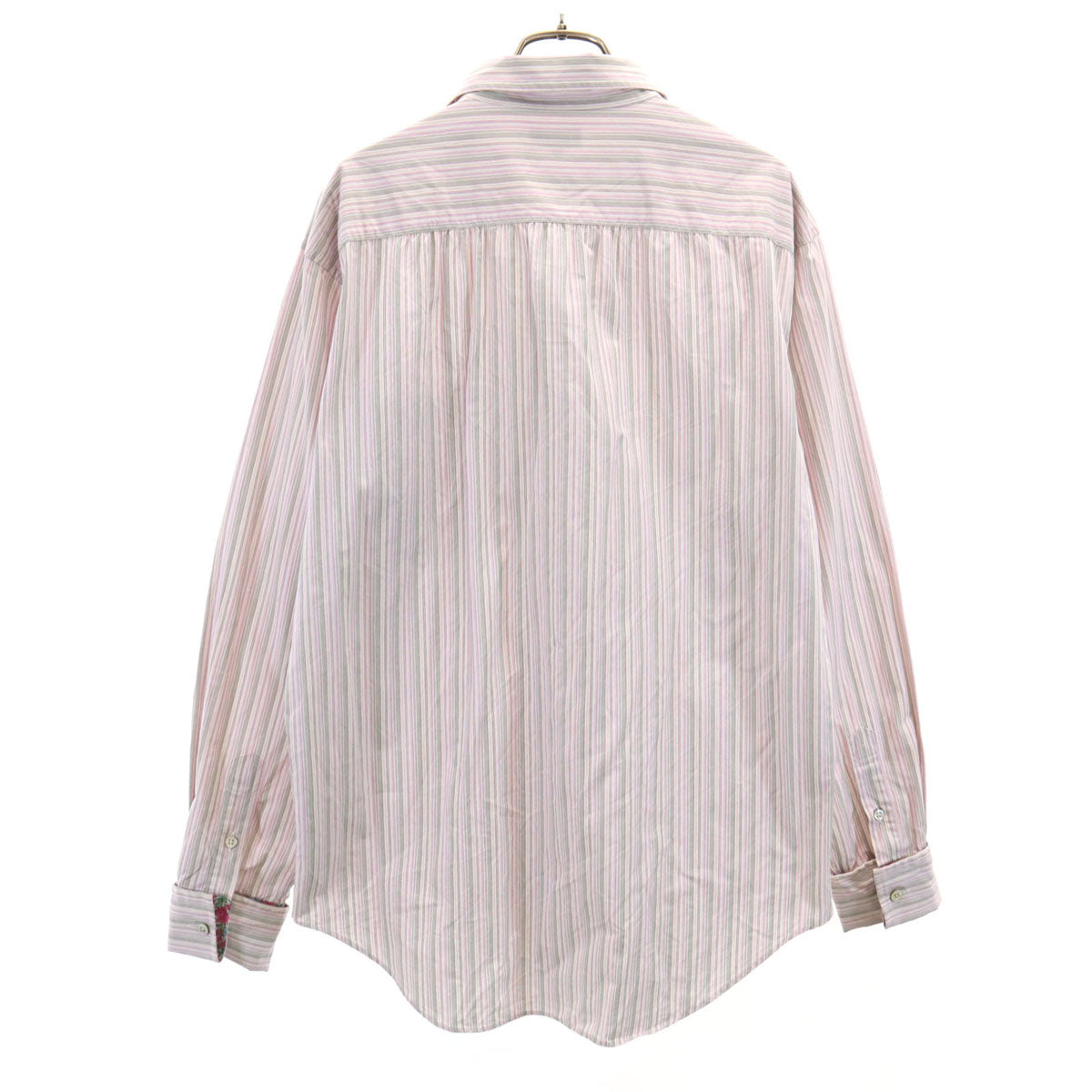 PAUL SMITH COLLECTION ポールスミスコレクション 日本製 ストライプ柄 長袖 コットンシャツ L マルチ メンズ