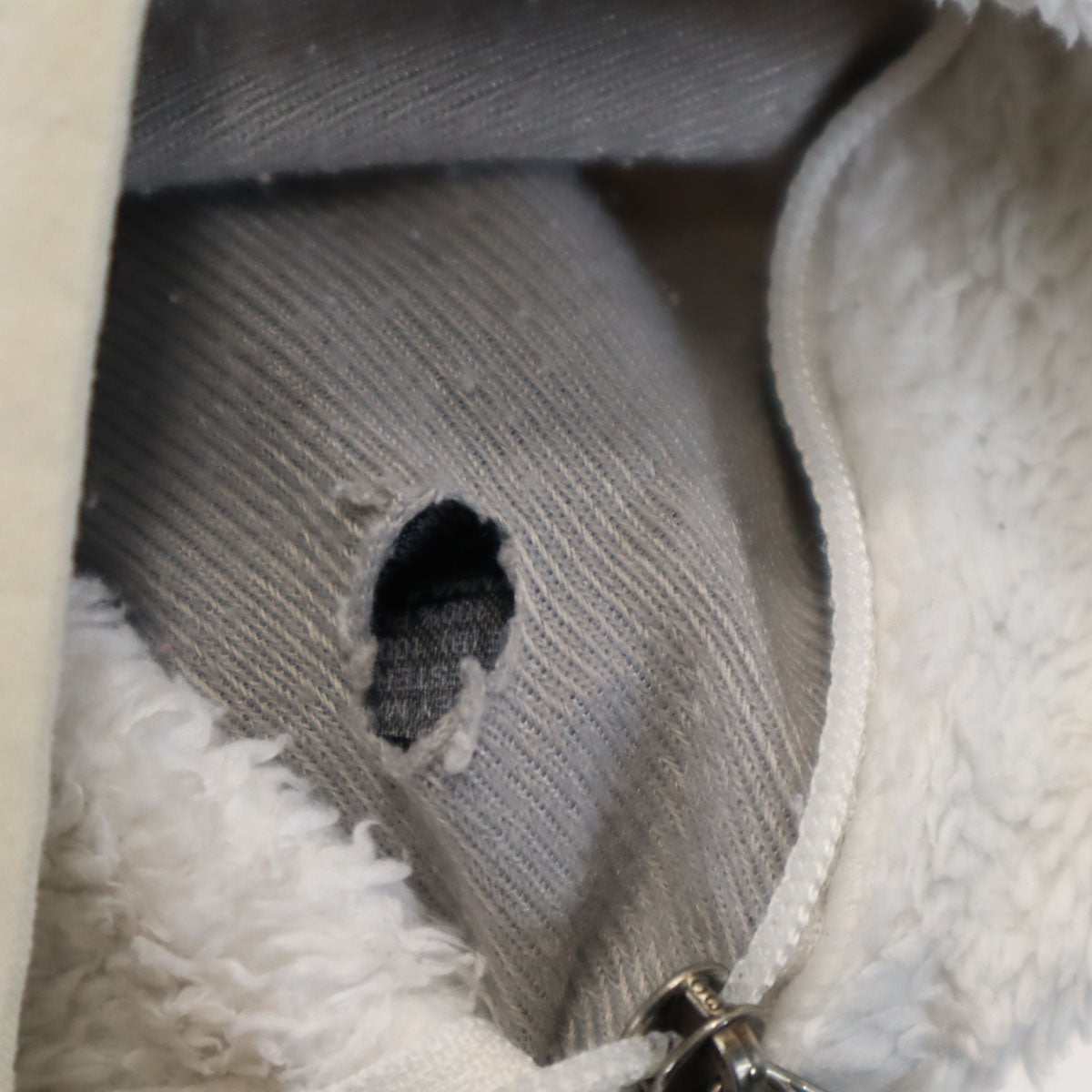 THE NORTH FACE ノースフェイス フリースジャケット S ホワイト TC3O アウトドア レディース