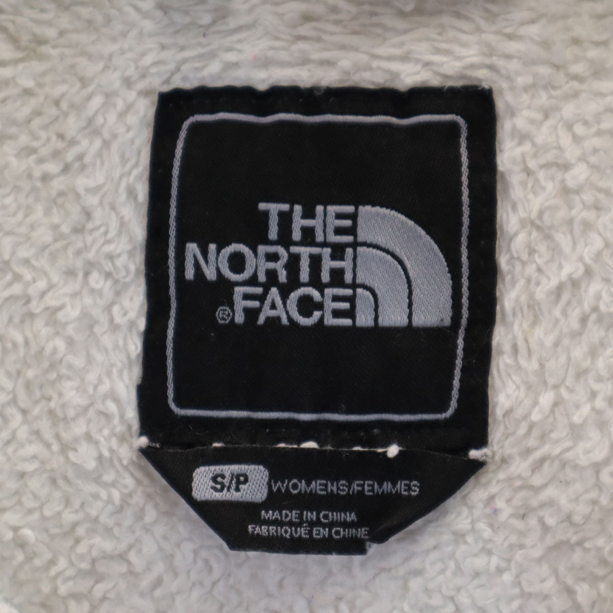 THE NORTH FACE ノースフェイス フリースジャケット S ホワイト TC3O アウトドア レディース