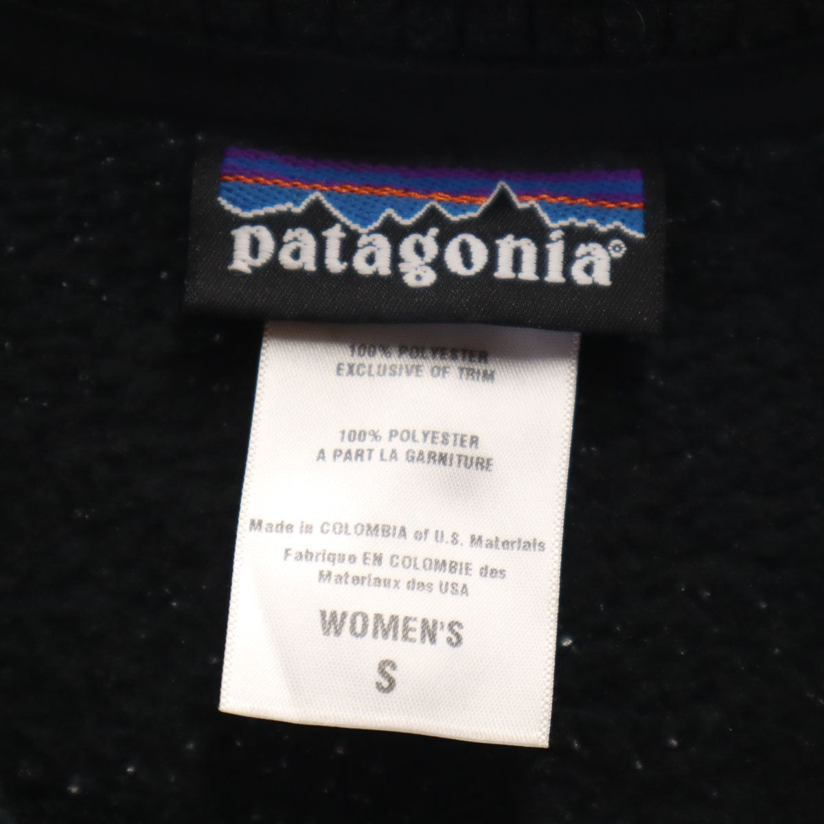 patagonia パタゴニア フリースジャケット S ブラック 25145F9 アウトドア レディース