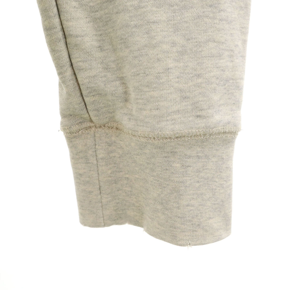 ARMANI JEANS アルマーニジーンズ 長袖 ダメージ加工 パーカー XL グレー メンズ