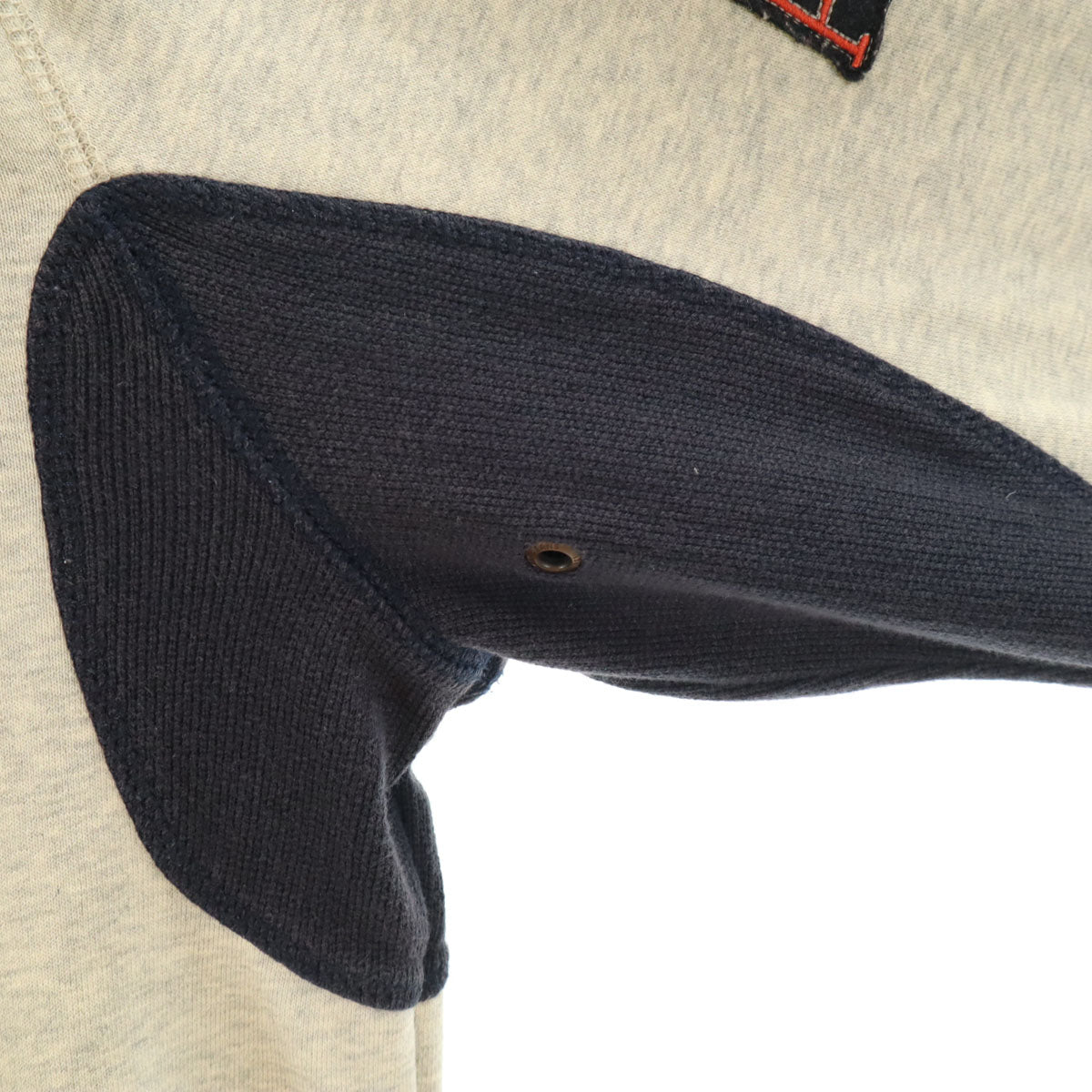 ARMANI JEANS アルマーニジーンズ 長袖 ダメージ加工 パーカー XL グレー メンズ