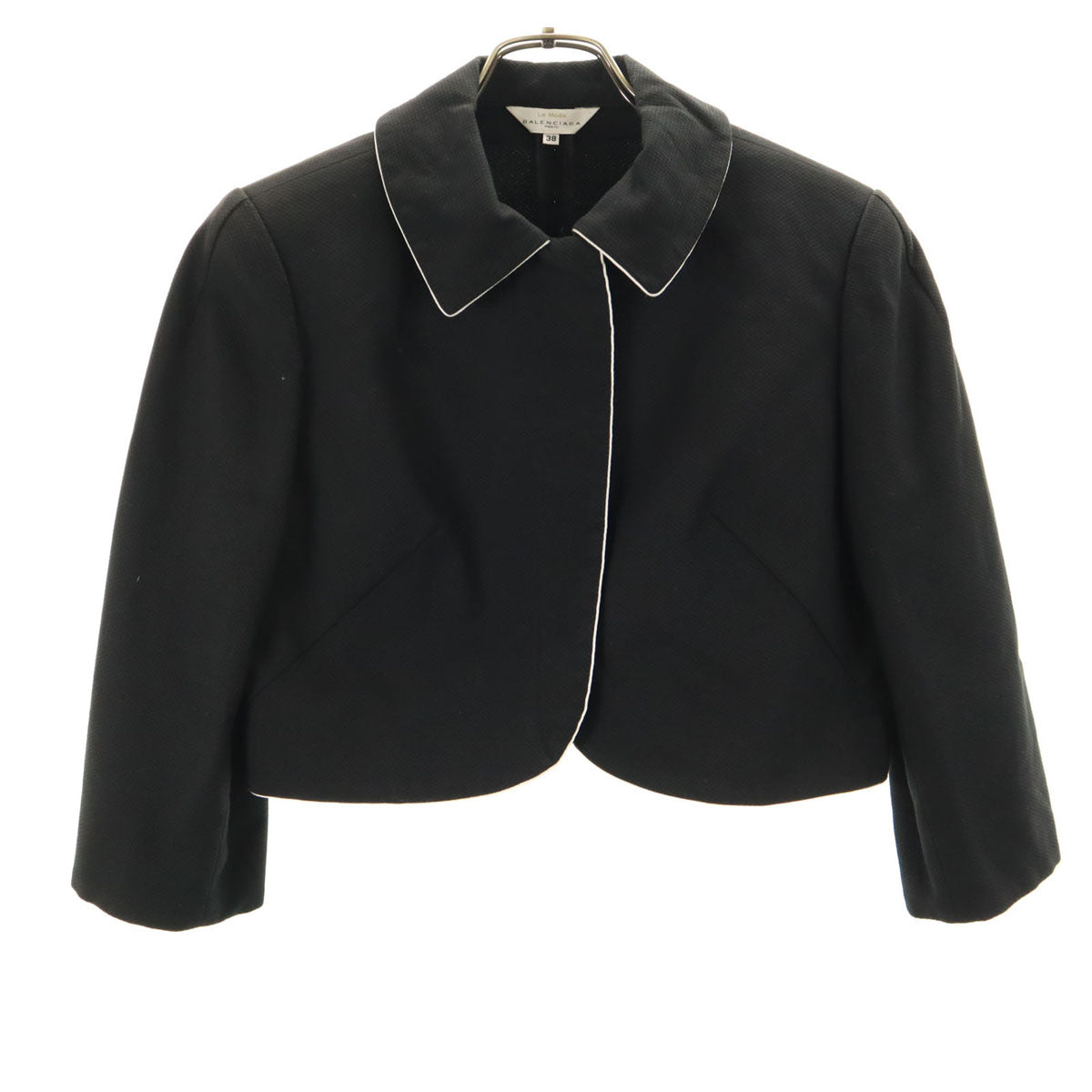 BALENCIAGA バレンシアガ 90s 日本製 オールド ジャケット 38 ブラック レディース