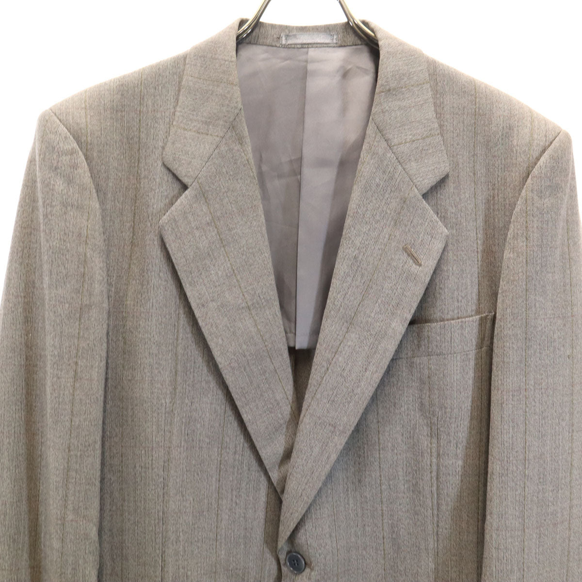 Pierre Cardin ピエールカルダン 80s 90s オールド スーツ 上下 セットアップ 96AB5 グレー メンズ