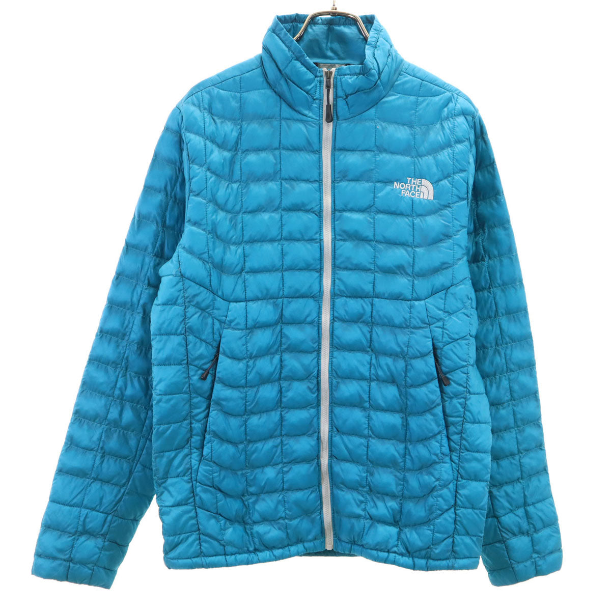 THE NORTH FACE ノースフェイス ライト 中綿ジャケット S 水色 TC8Q アウトドア ポケッタブル メンズ