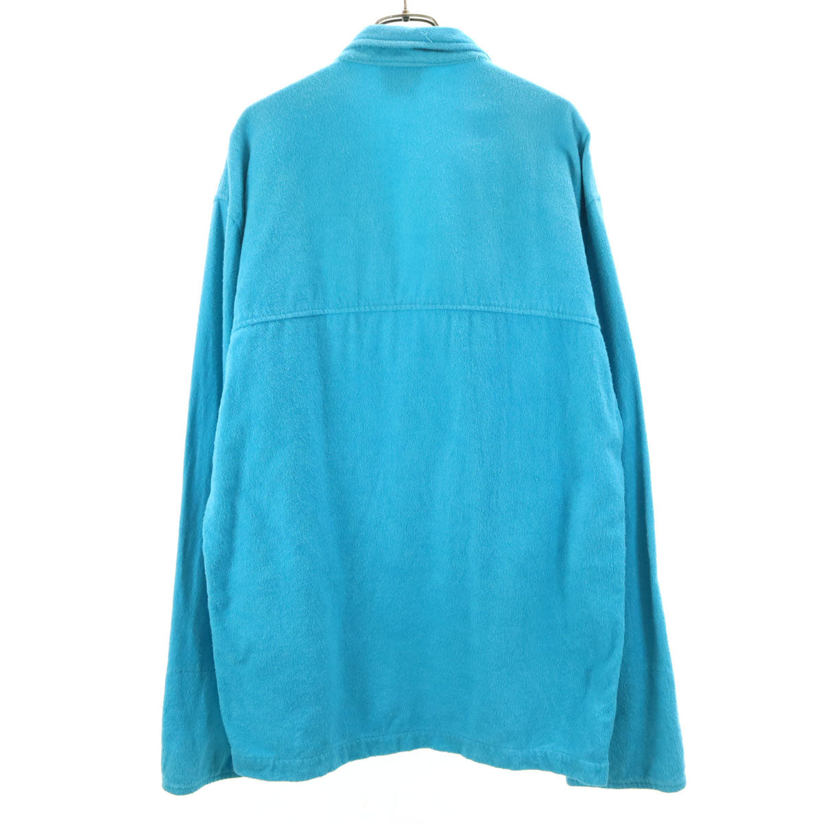 GUCCI グッチ 80s ヴィンテージ イタリア製 タオル地 テーラードジャケット 50 ライトブルー メンズ