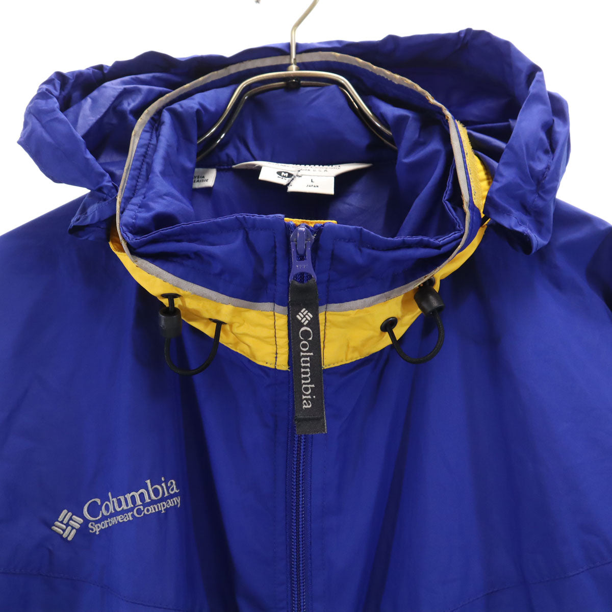 Columbia コロンビア 長袖 マウンテンパーカー L ブルー アウトドア メンズ