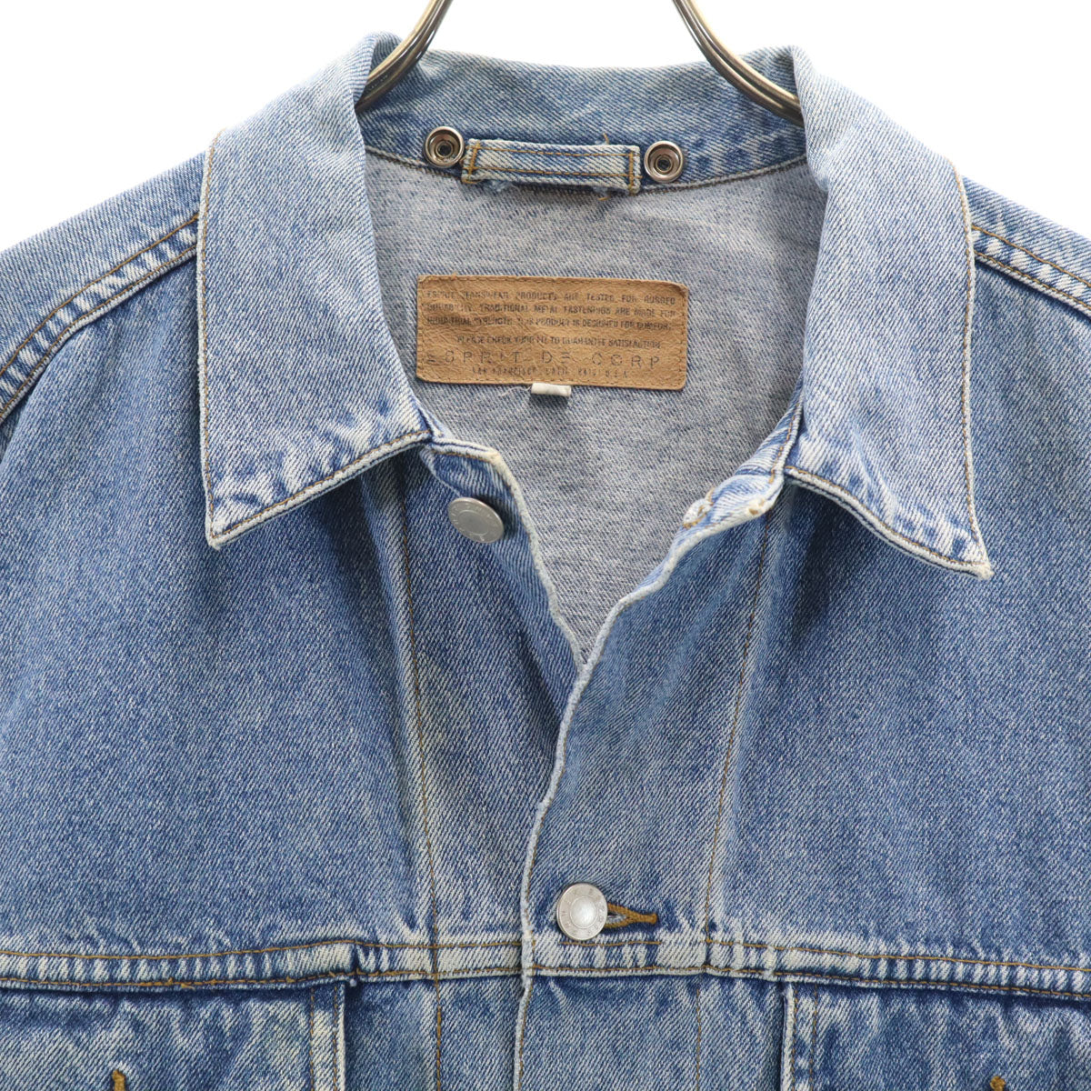 ESPRIT エスプリ 90s 00s オールド デニムジャケット 42 ブルー ジージャン メンズ