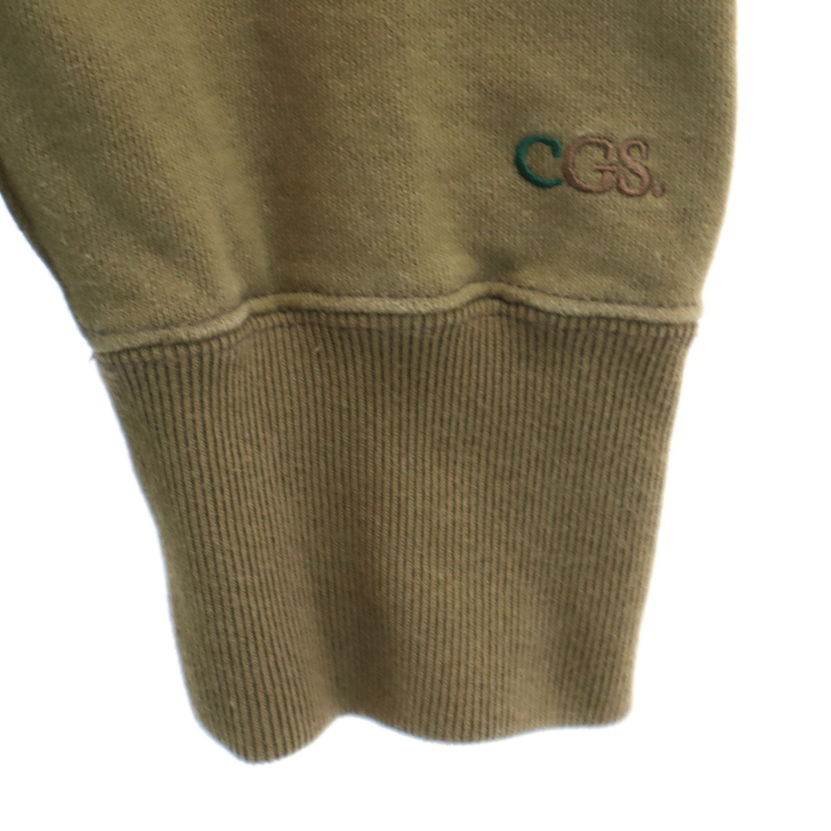 CGS シージーエス California General Store 長袖 スウェットパーカー S カーキ メンズ