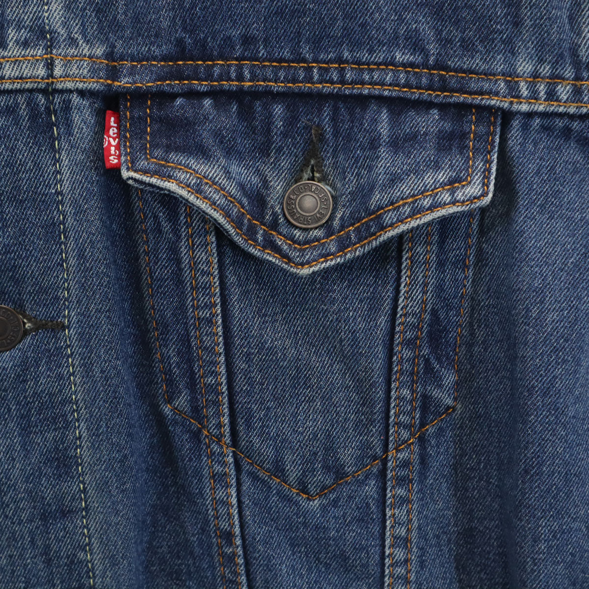 Levi's リーバイス 72334 デニムジャケット L インディゴブルー ジージャン トラッカー メンズ