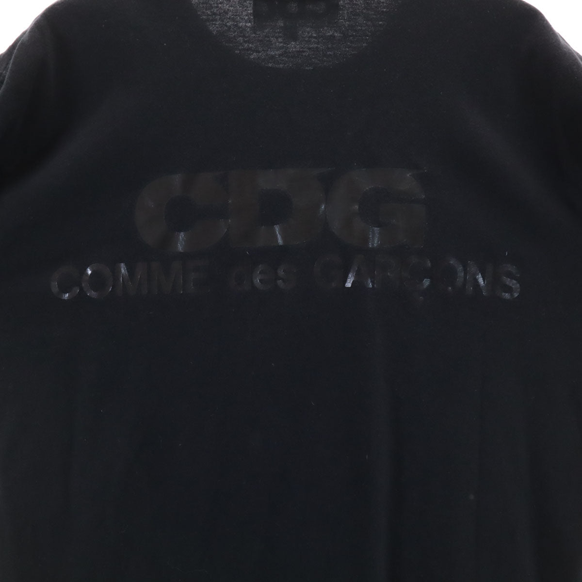 CDG シーディージー 2019年 日本製 バックロゴ 長袖 Tシャツ XL ブラック COMME des GAR_ONS コムデギャルソン ロンT メンズ
