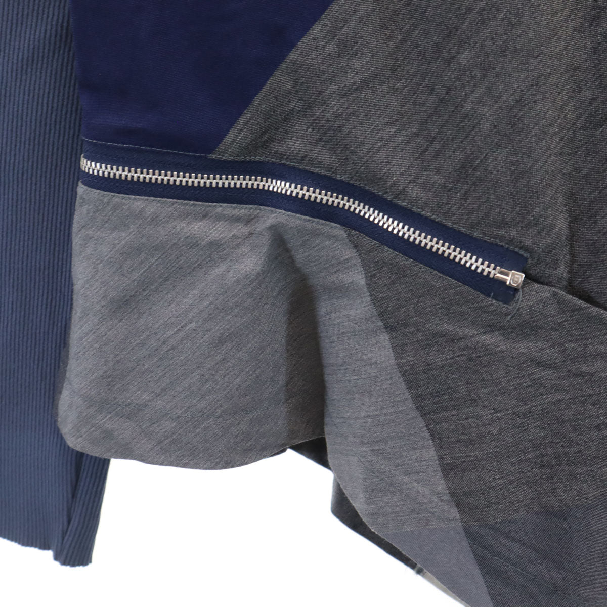 tricot COMME des GARCONS トリココムデギャルソン 1999年 90s 日本製 オールド アーカイブ 長袖 変形 シャツ M グレー レディース