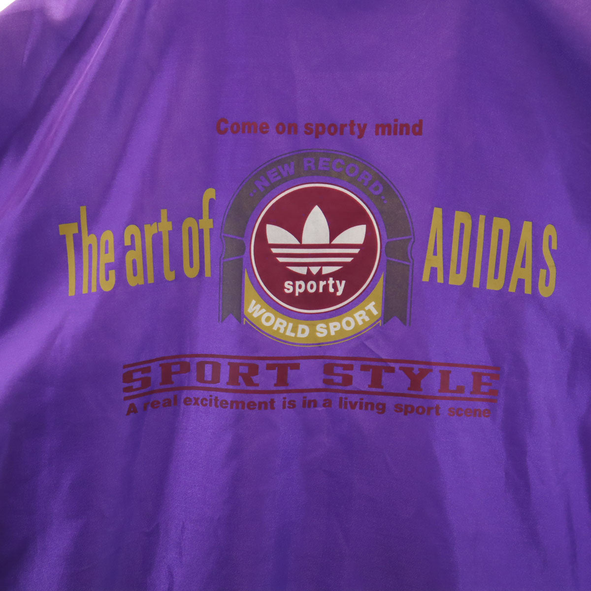 adidas アディダス 80s ヴィンテージ ジャケット O パープル 裏ボア メンズ