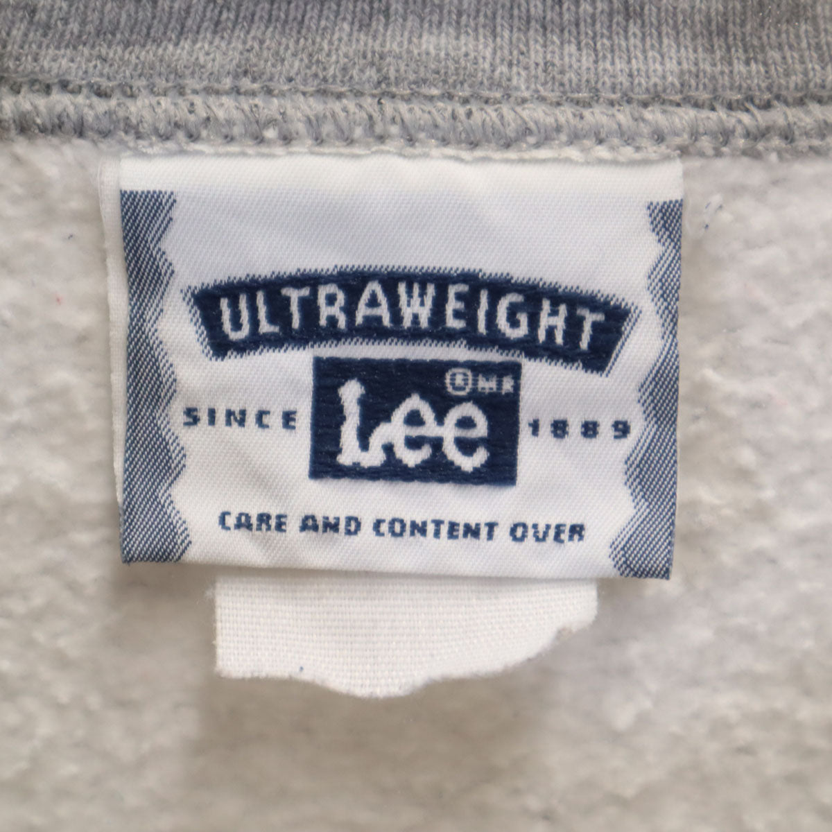 Lee リー 90s オールド 長袖 スウェット トレーナー グレー 裏起毛 メンズ