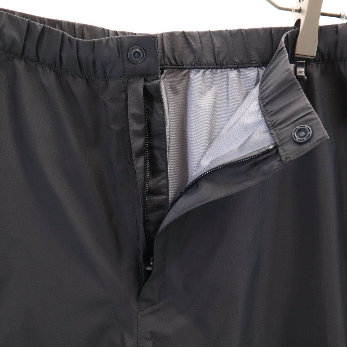 美品 Mizuno ミズノ レインジャケット 上下 セットアップ M ブルー系 収納袋付き メンズ