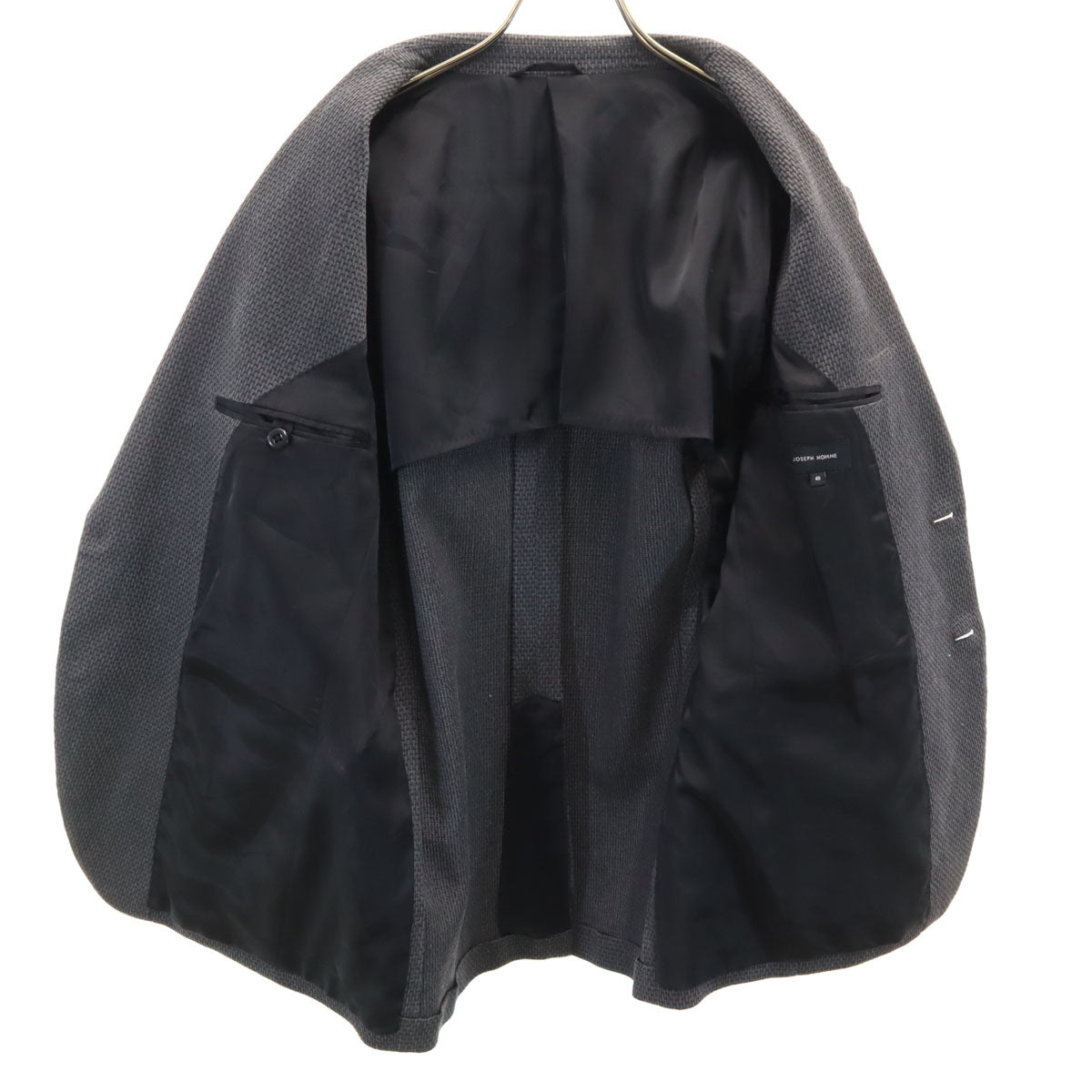 JOSEPH HOMME ジョセフオム 総柄 スーツ 上下 セットアップ 48 グレー メンズ