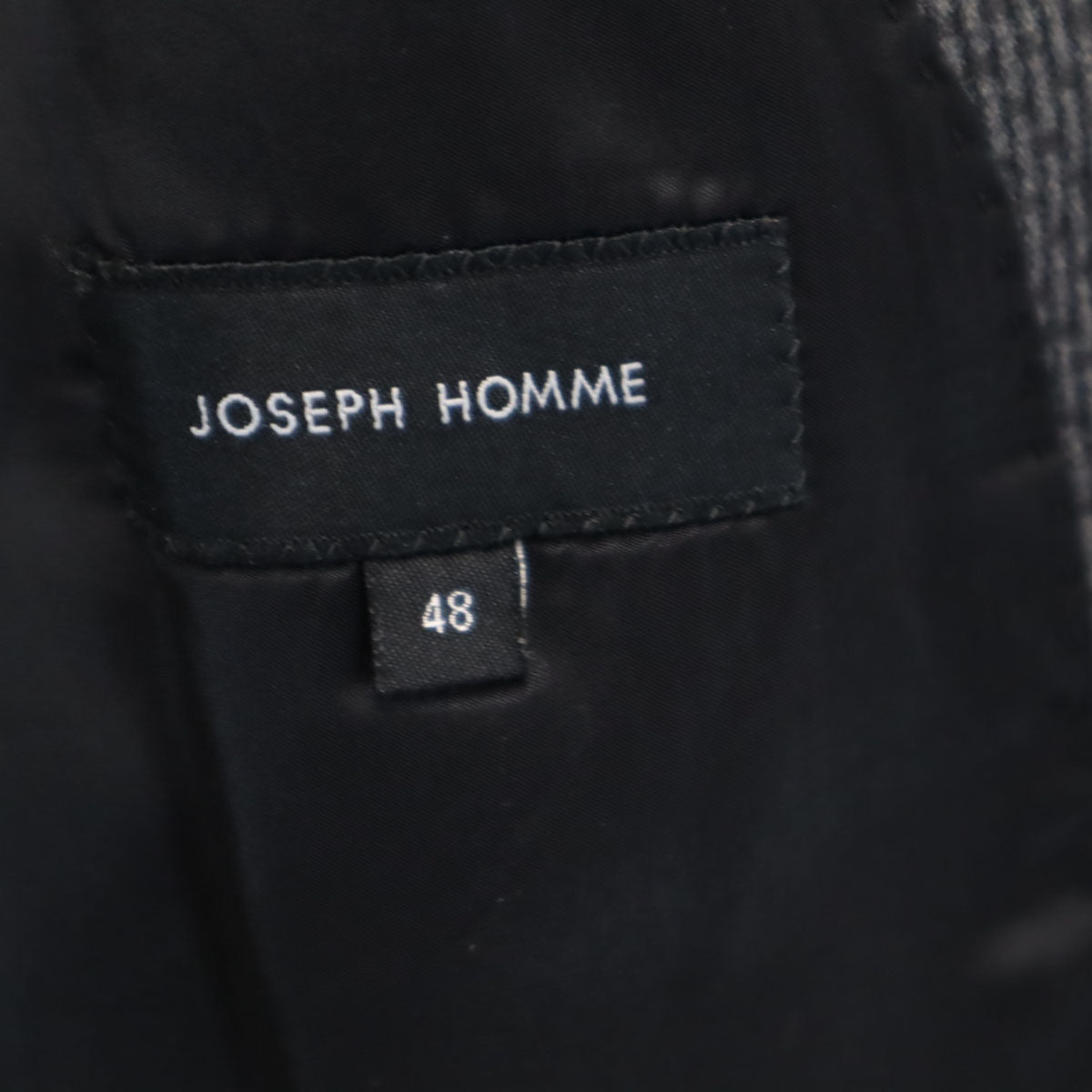 JOSEPH HOMME ジョセフオム 総柄 スーツ 上下 セットアップ 48 グレー メンズ