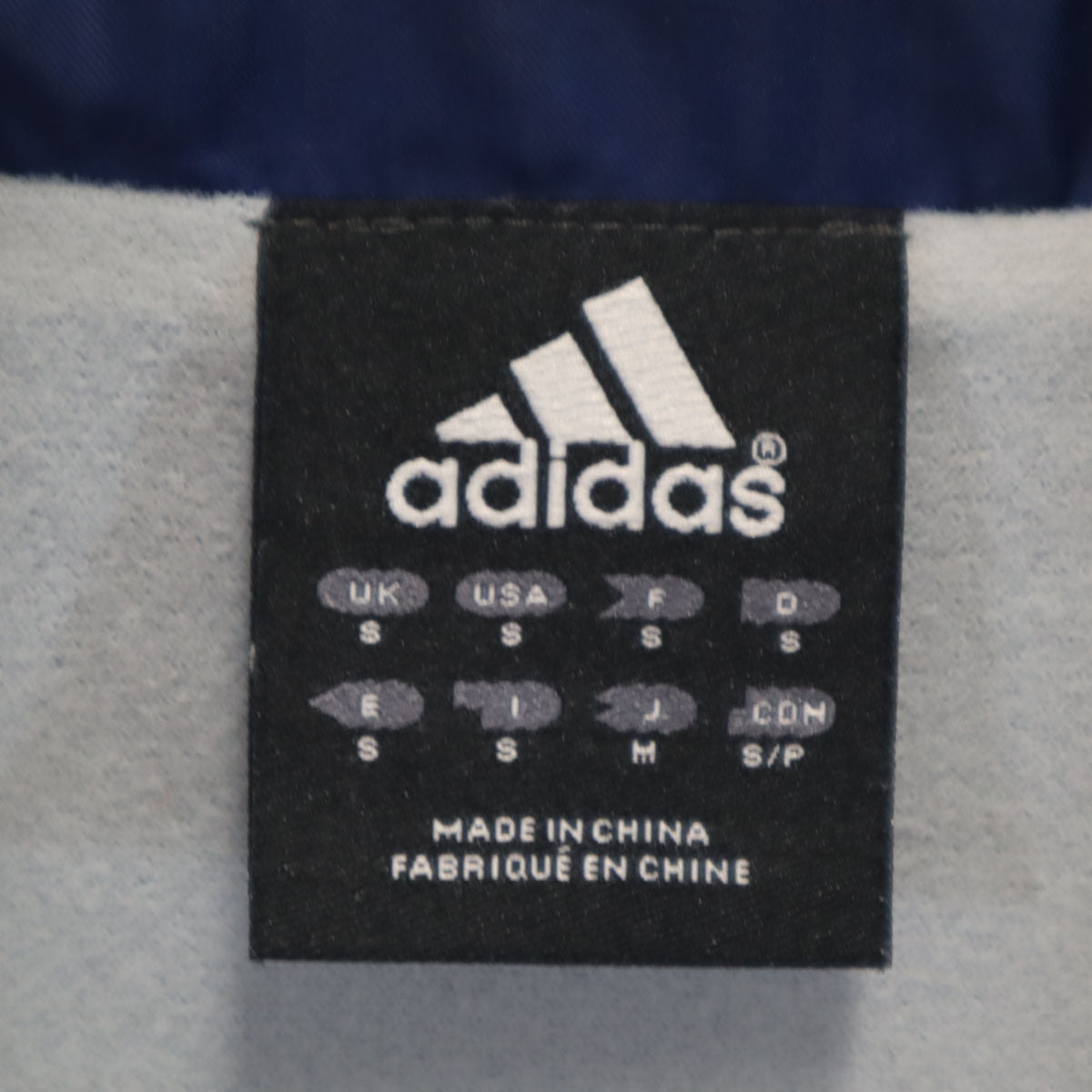 adidas アディダス ストライプ柄 トレーニング ウインドブレーカー 上下 セットアップ M ネイビー 裏トリコット 3ライン メンズ