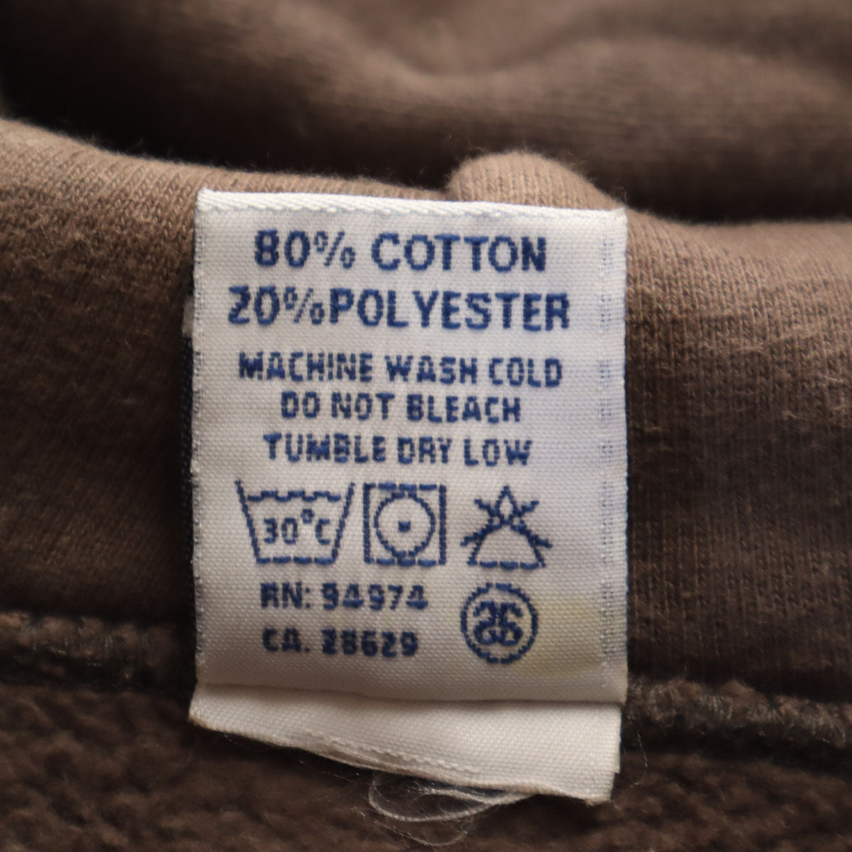 STUSSY ステューシー 00s オールド 長袖 スウェットパーカー M ブラウン メンズ
