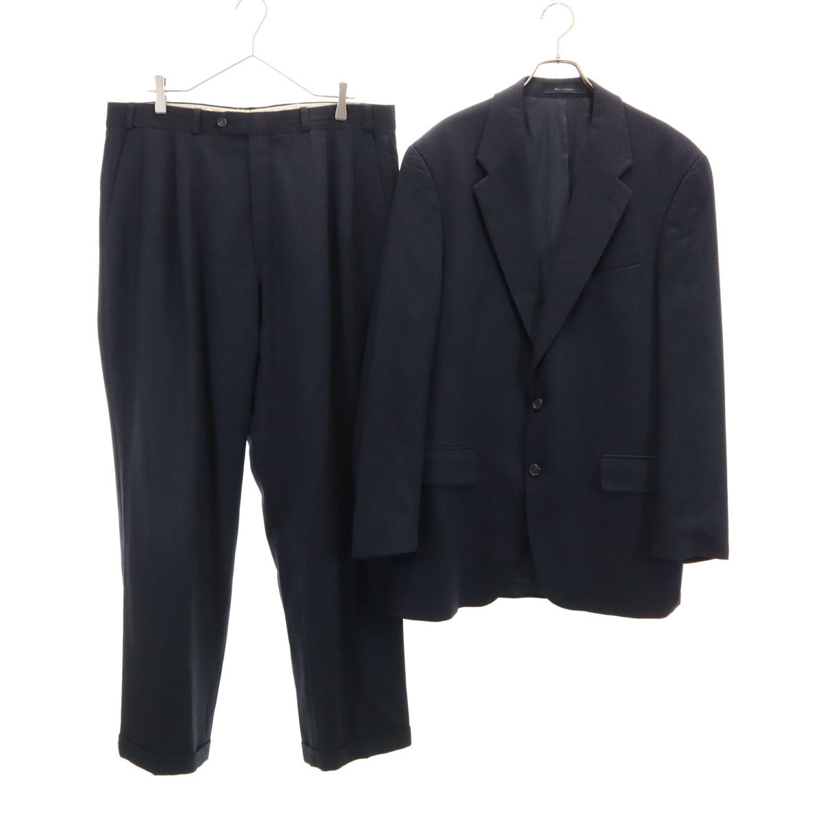 Polo University Club by Ralph Lauren ポロユニバーシティクラブバイラルフローレン 80s 90s カナダ製 オールド スーツ 上下 セットアップ 42 ネイビー メンズ