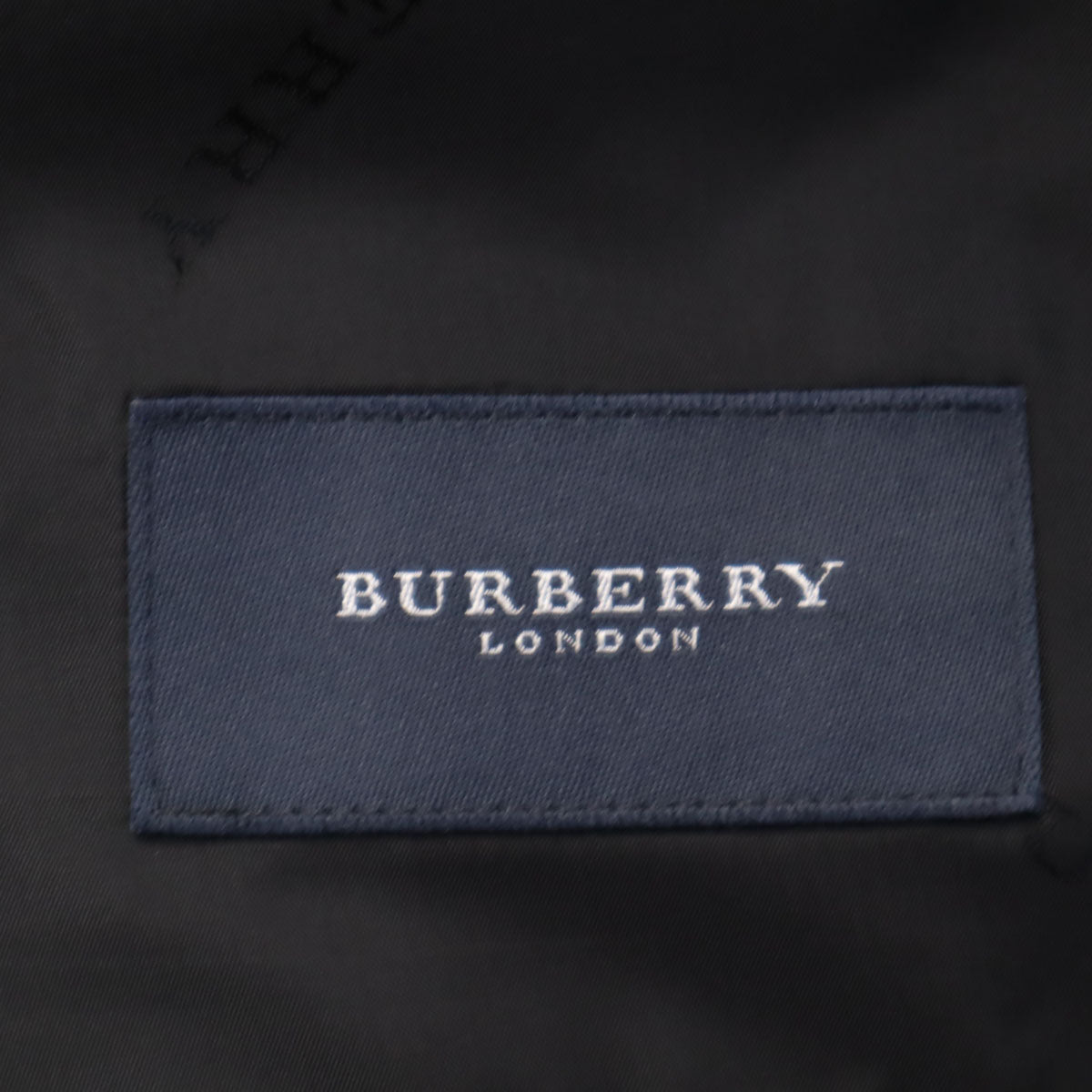 未使用 BURBERRY LONDON バーバリーロンドン 日本製 スーツ 上下 セットアップ BB4 ブラック 三陽商会 メンズ