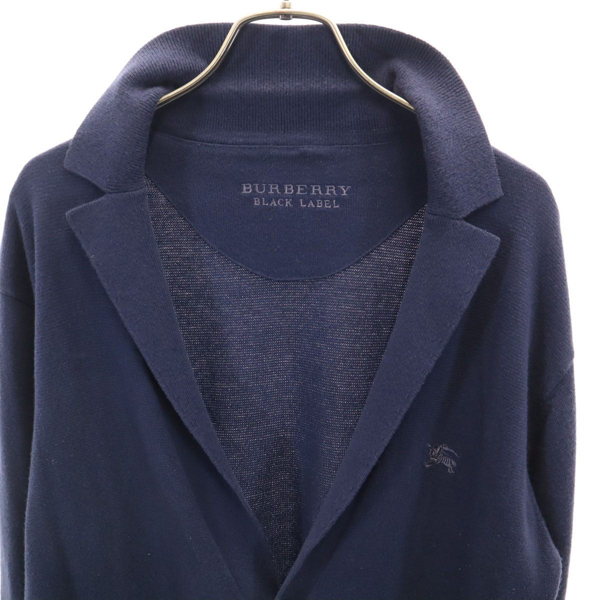 BURBERRY BLACK LABEL バーバリーブラックレーベル 長袖 ニットカーディガン 3 ネイビー 三陽商会 メンズ
