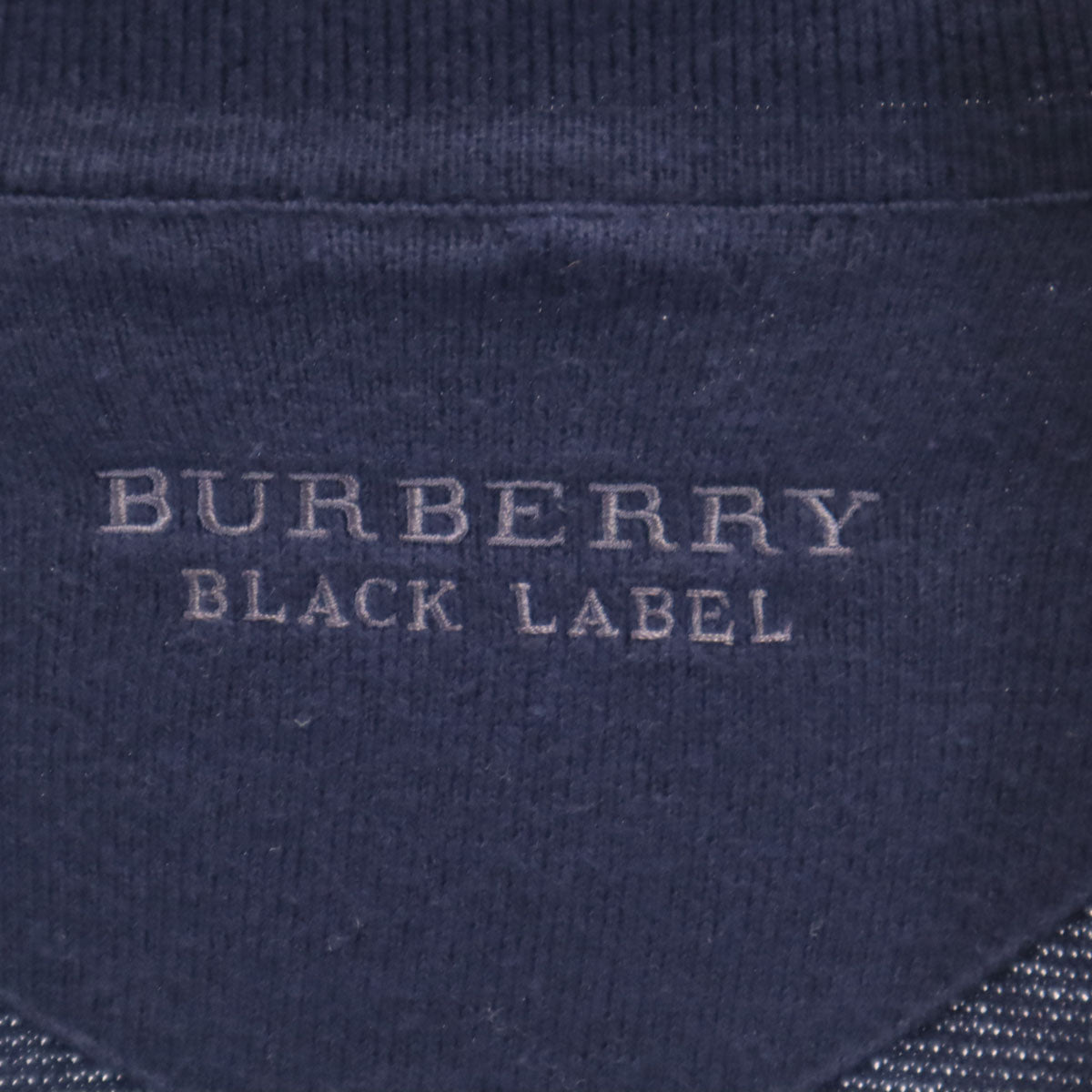 BURBERRY BLACK LABEL バーバリーブラックレーベル 長袖 ニットカーディガン 3 ネイビー 三陽商会 メンズ