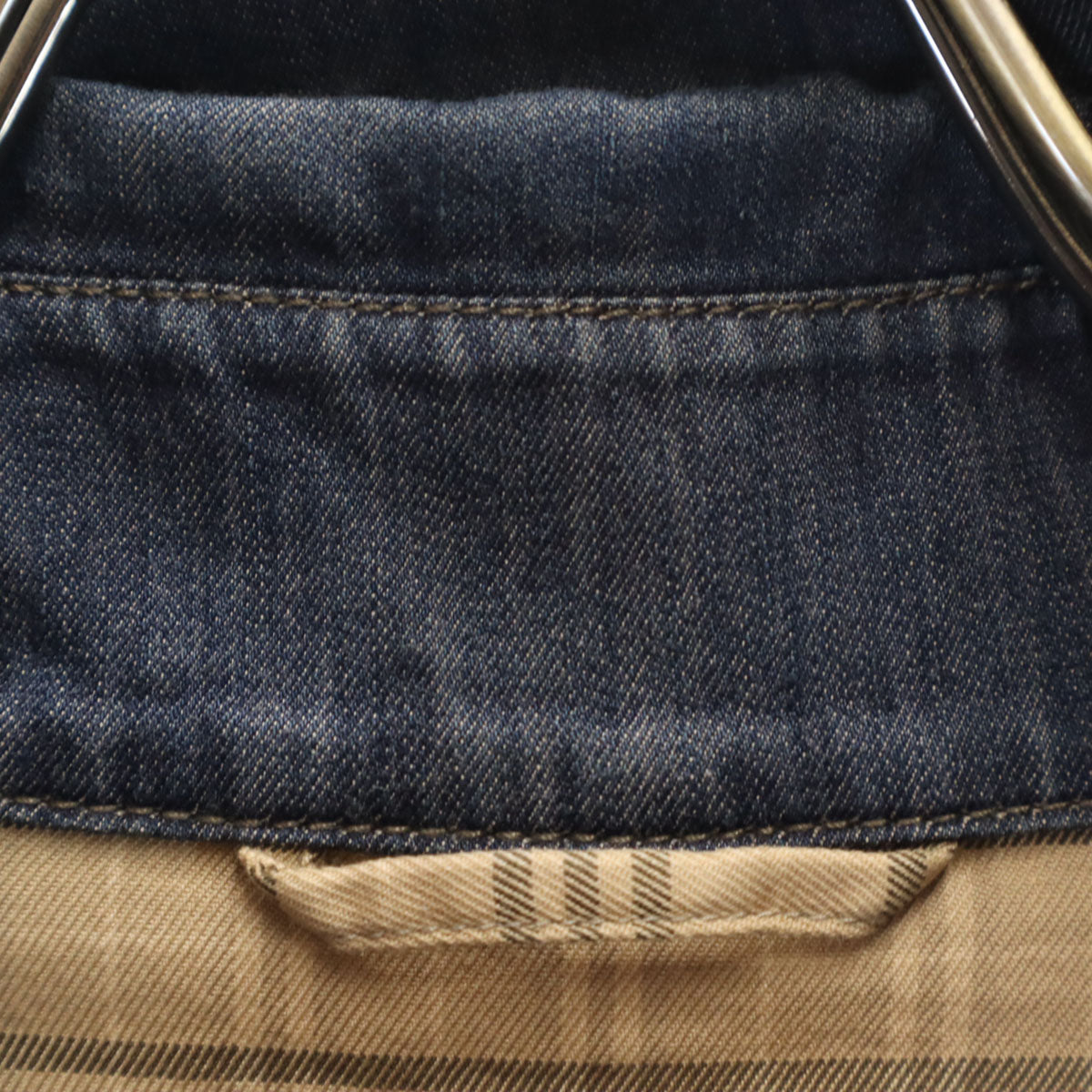 BURBERRY BLACK LABEL バーバリーブラックレーベル デニムジャケット L ブルー 三陽商会 メンズ